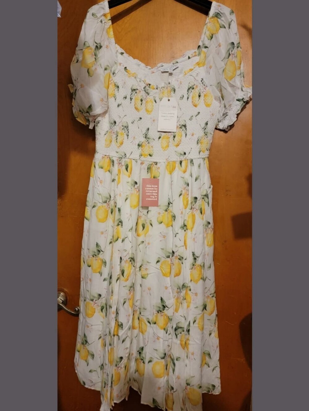 NWT Ivy City Hollie Lemon Midi Sundress - Picture 3 of 9